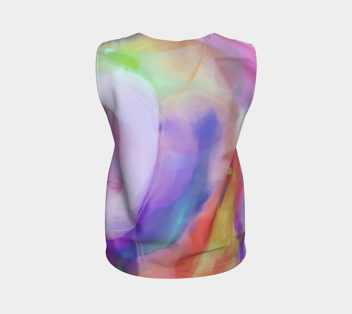 Good Wine Loose Tank by Deloresart  in Purples - deloresartcanada