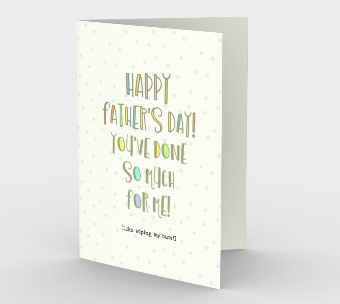 1257. Father/You've Done So Much For Me  Card by DeloresArt