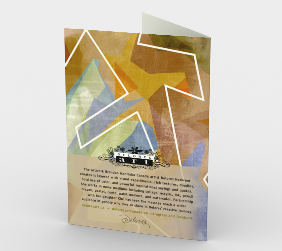 1311. Grant Me Serenity v.7 Masculine  Card by DeloresArt