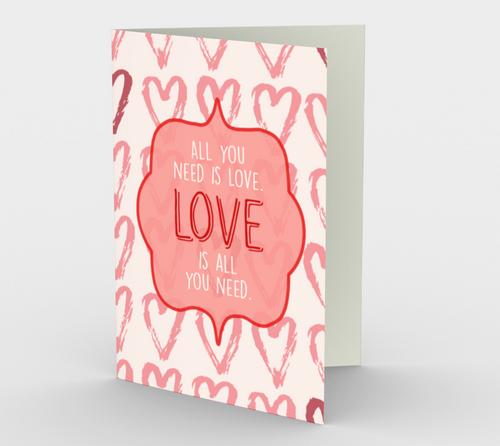 1155. All You Need Is Love v.3  Card by DeloresArt
