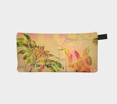 Sungold Sunflower Pencil Case by Deloresart