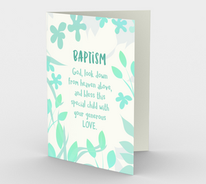 1293. Baptism/Bless This Child  Card by DeloresArt