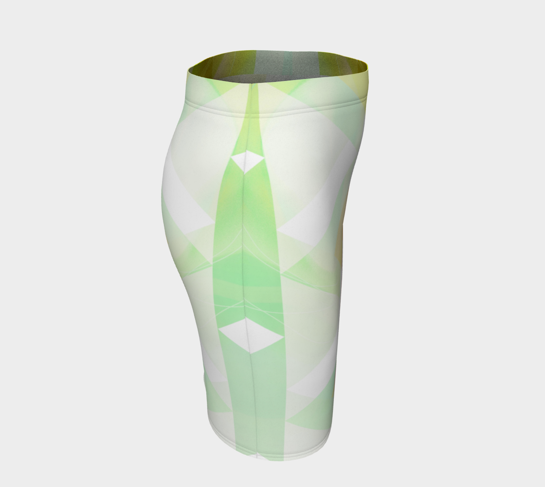 Obtuse Romance Fitted Skirt by Deloresart - deloresartcanada