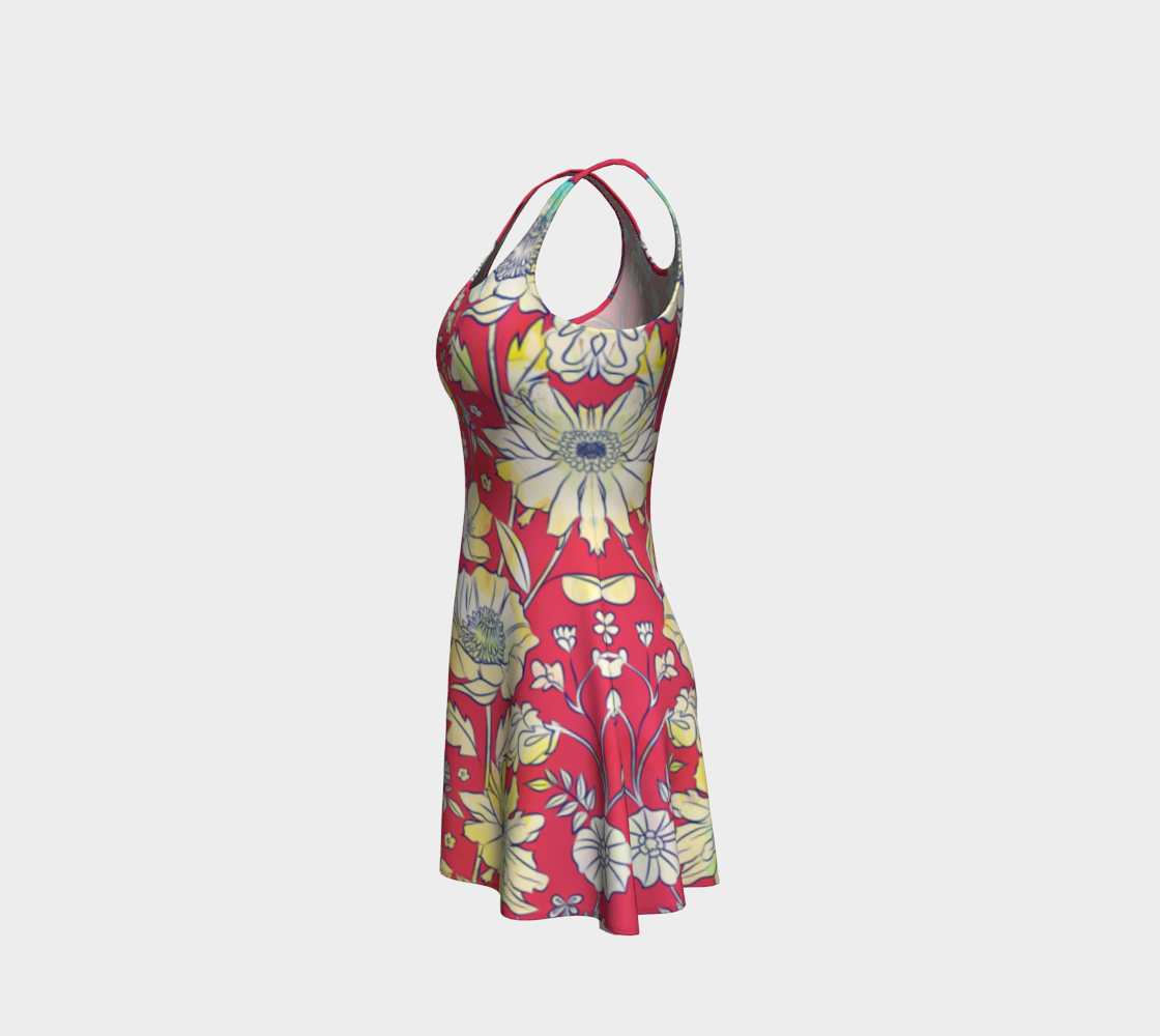 Francella Red Dress by Deloresart