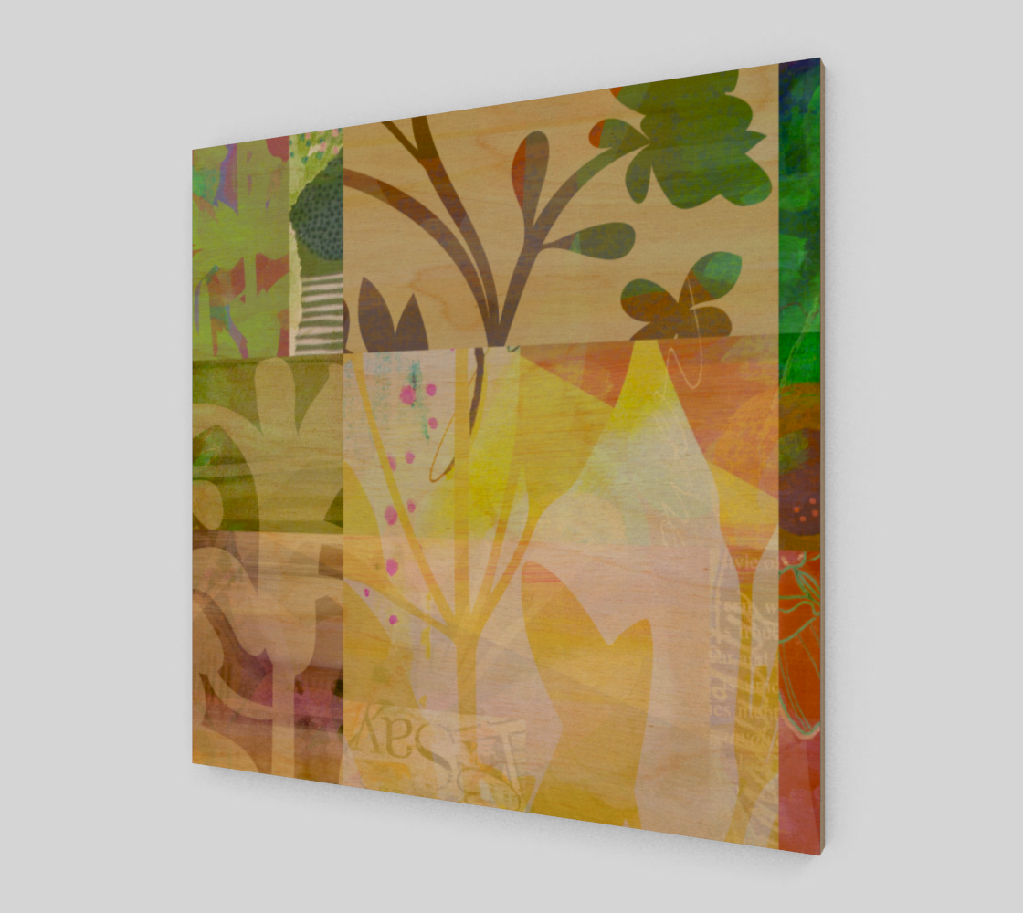 537 Perennials at Dusk Art by Delores Naskrent - deloresartcanada