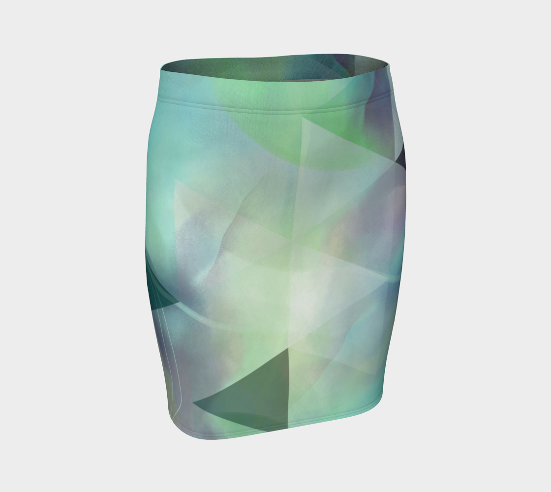 Be Still Textural Fitted Skirt by Deloresart - deloresartcanada