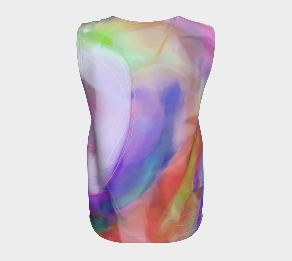 Good Wine Loose Tank by Deloresart  in Purples - deloresartcanada
