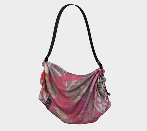 Flourish Red Origami Tote by Deloresart - deloresartcanada