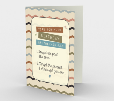1282. Tips For Your Bday/Brother-in-Law  Card by DeloresArt