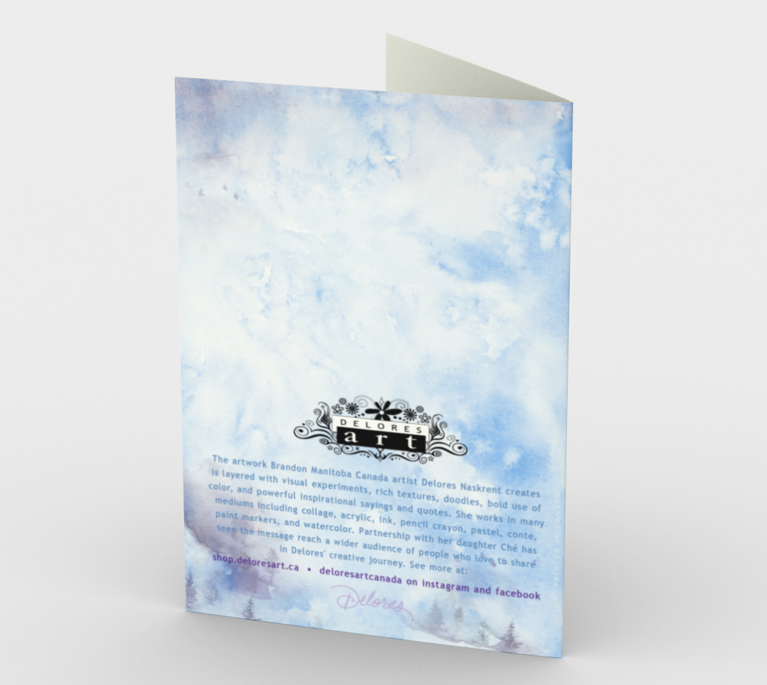0618. Those We Love Don't Go Away Card by Deloresart - deloresartcanada