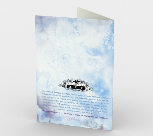 0618. Those We Love Don't Go Away Card by Deloresart - deloresartcanada