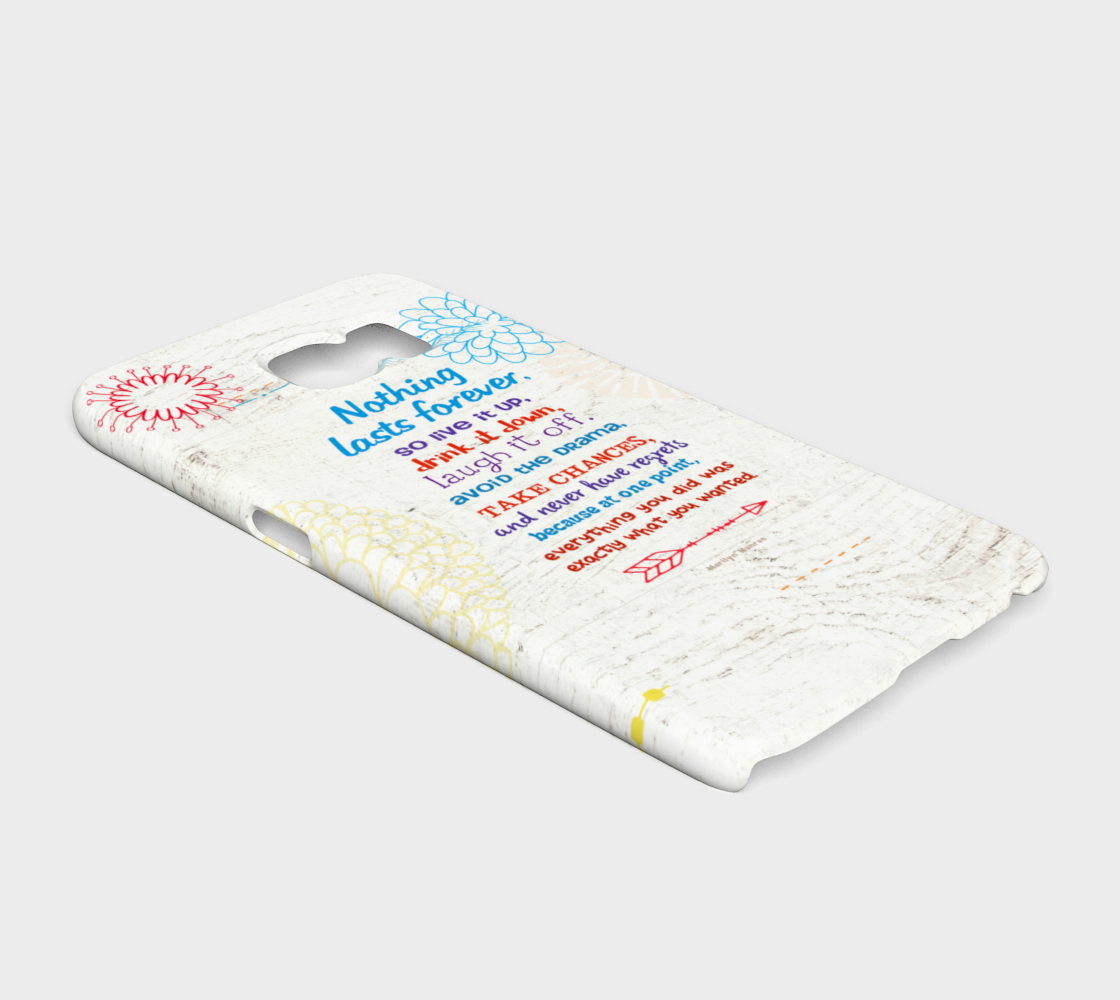 722  Nothing Lasts Forever Device Case - deloresartcanada