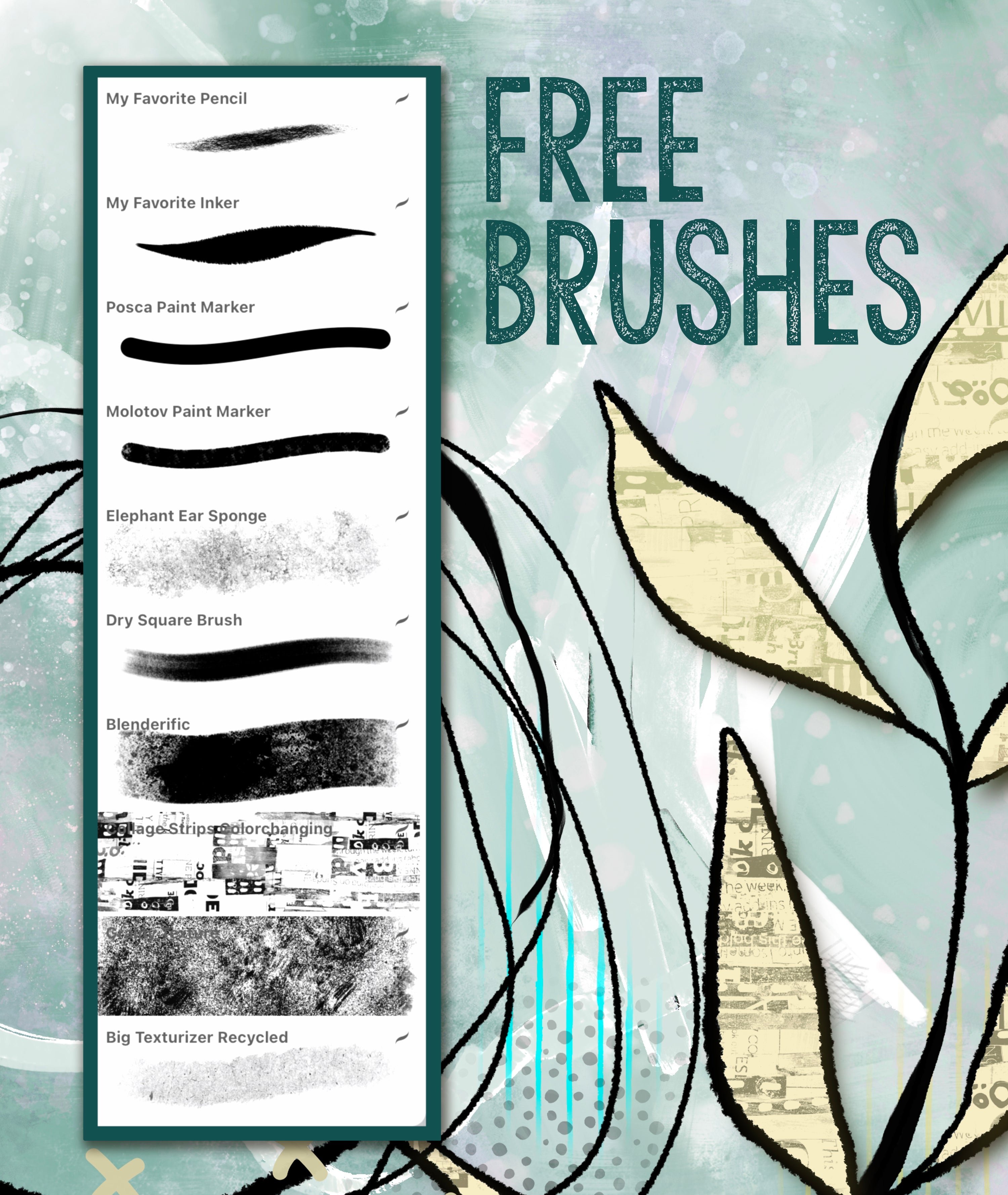 Newsletter Gift Sampler Brush Set