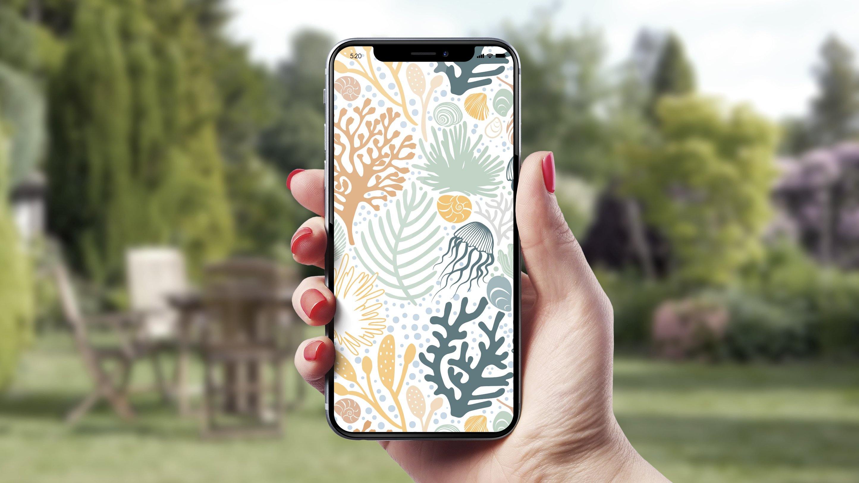 Volume 14 - Coral and Sea Vector Brushes - deloresartcanada