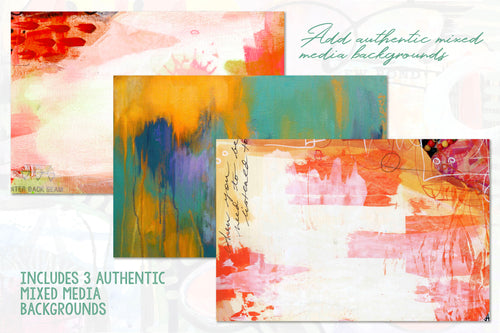 Volume 083 - Mixed Media Butterfly Asset Pack - deloresartcanada