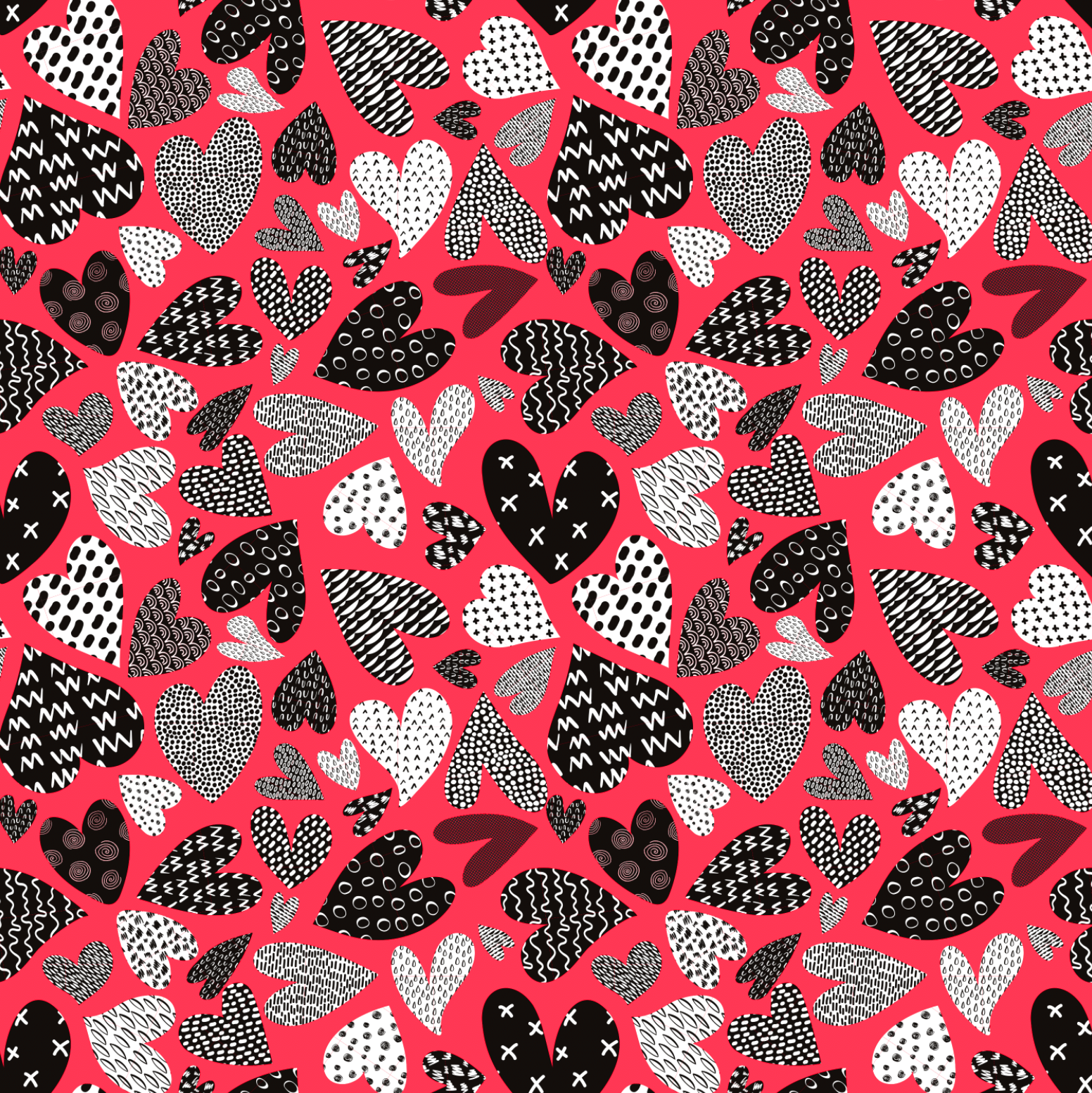 Volume 19 - Hearts Pattern Assortment - deloresartcanada